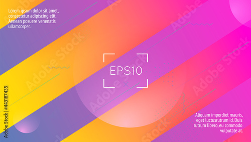 Abstract Design. Memphis Paper. Liquid Website. Minimal Poster. Art Landing Page. Business Composition. Wavy Futuristic Cover. Blue Vibrant Flyer. Magenta Abstract Design