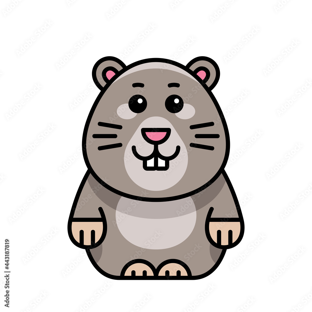 Naklejka premium Mole icon. Icon design. Template elements