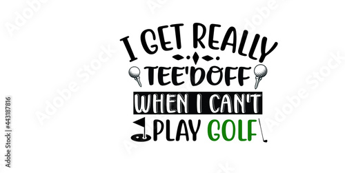 New Golf SVG Quotes Design Template