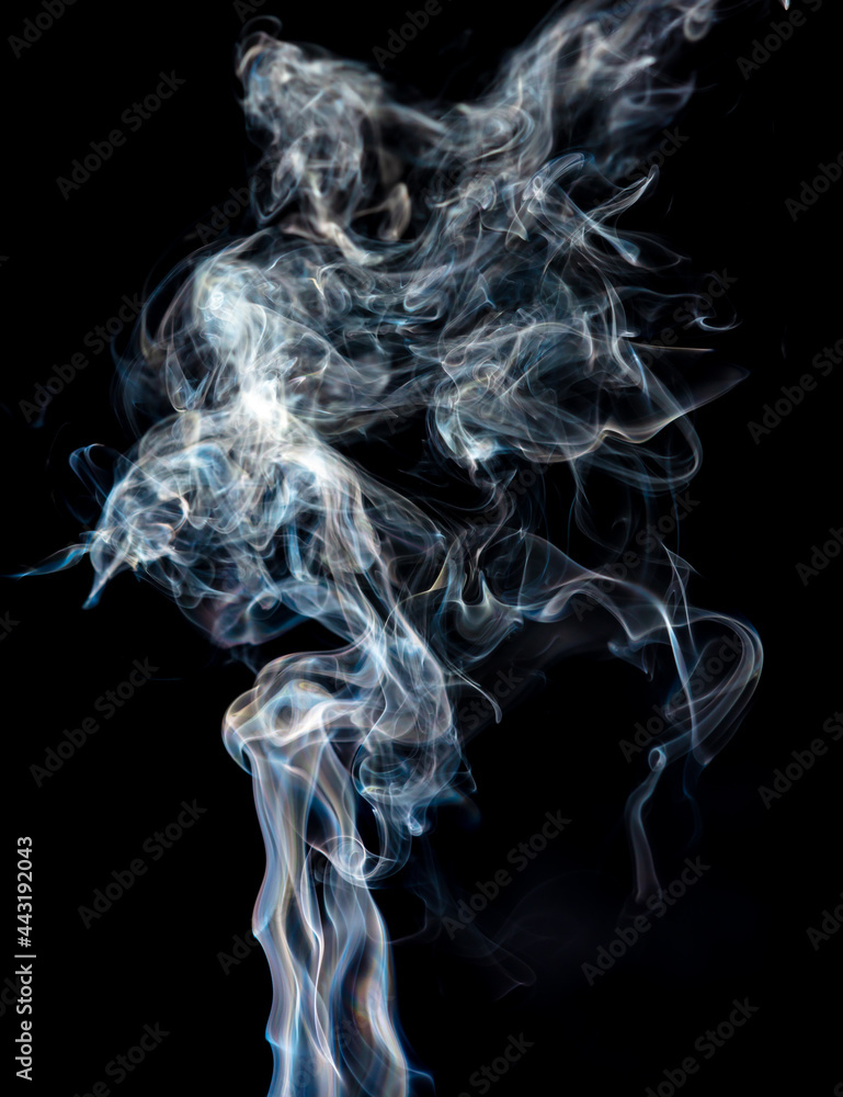Smoke isolated on black background. Smoke isolated on black background.