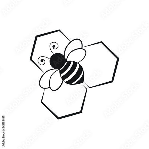 bee hive vector illustration design