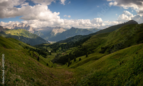 View over Dolomites