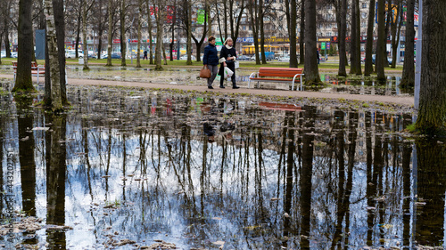 Parks in St. Petersburg, Russia.