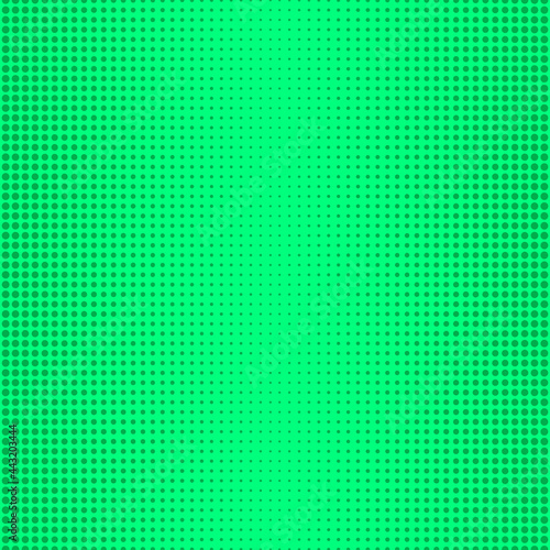 Vector background in the style of pop art in green colors. Vector design for banners, stickers, posters, covers, cards, etc.