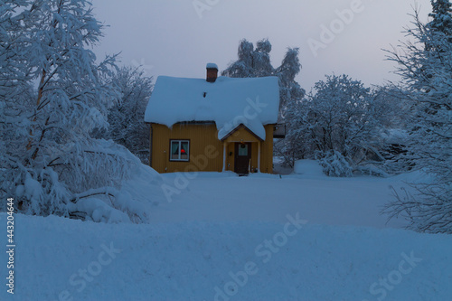 Sweden, Arjeplog!! House at extreme cold in the middle of nowhere © Oscar