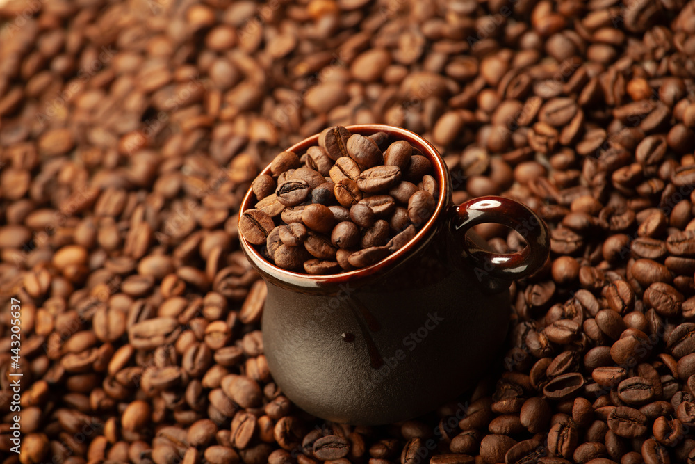 Fototapeta premium image of mug coffee seed