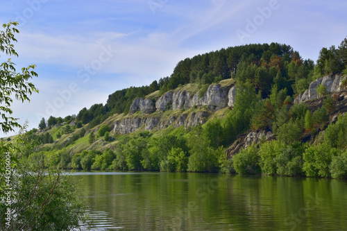 Mount Sorokinskaya on the right bank of the Sylva River
