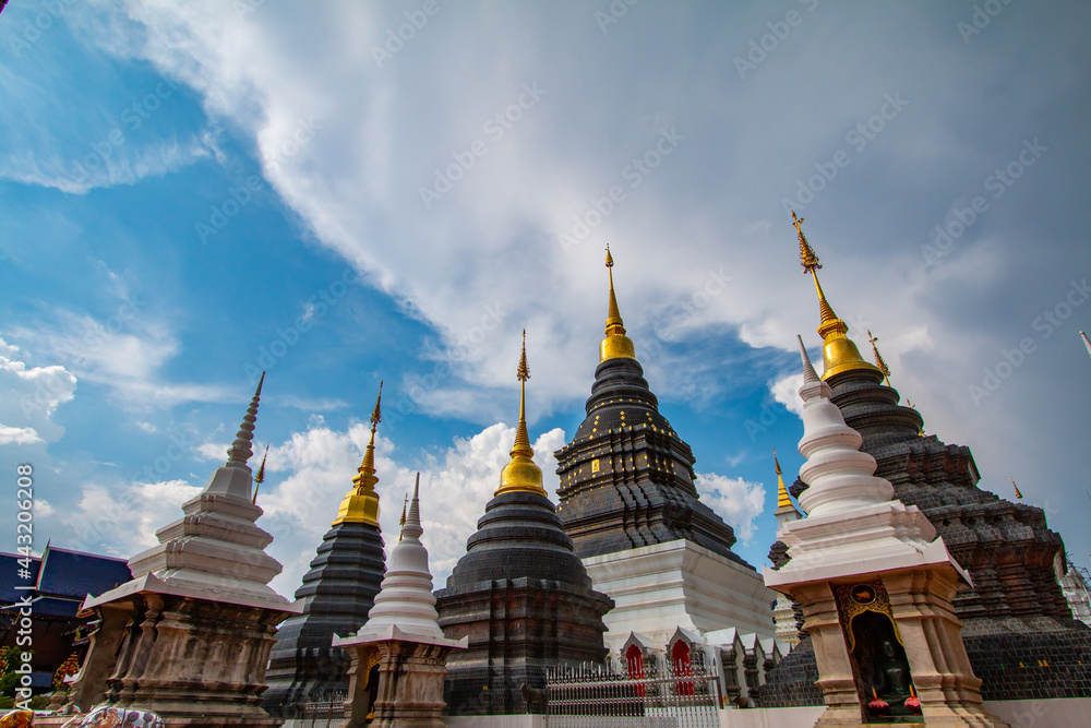 Wat Ban Den, Chiang Mai Province is beautiful.