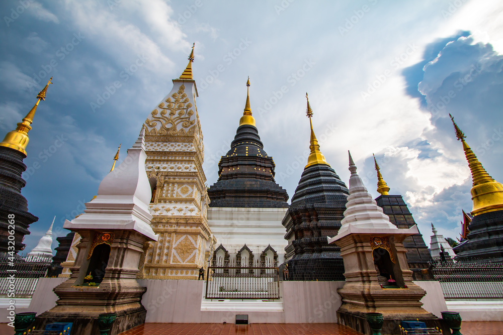 Naklejka premium Wat Ban Den, Chiang Mai Province is beautiful.