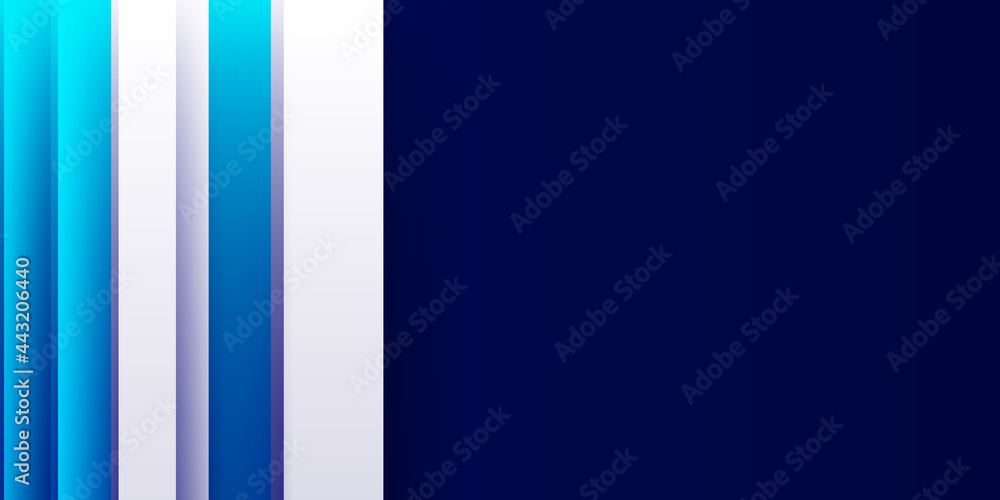 Vector abstract graphic design Banner Pattern background template. Blue white abstract background paper shine and layer element vector for presentation design. Suit for business, corporate, and card.