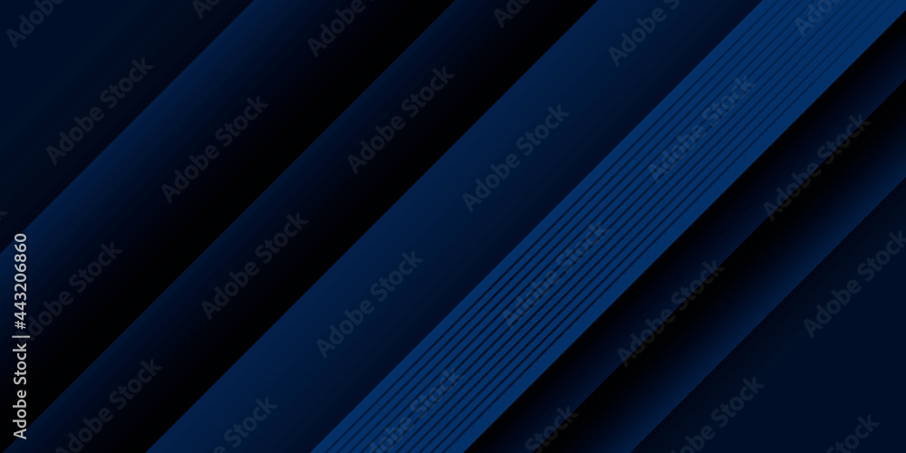 Obraz premium Abstract dark blue black diagonal overlap background 