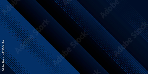 Abstract dark blue 3d overlap background