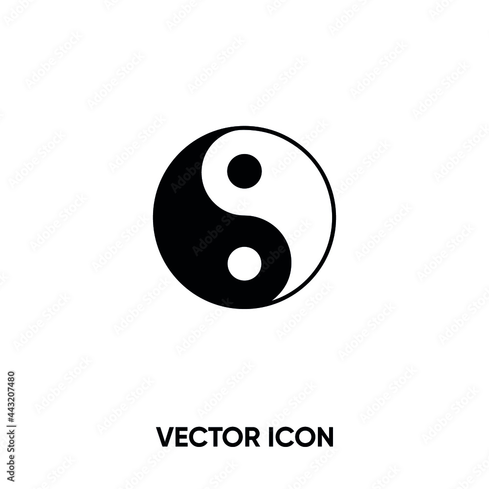 Ying yang vector icon . Modern, simple flat vector illustration for website or mobile app.Ying yang symbol, logo illustration. Pixel perfect vector graphics Ying yang vector icon . Modern, simple flat vector illustration for website or mobile app.Ying yang symbol, logo illustration. Pixel perfect vector graphics
