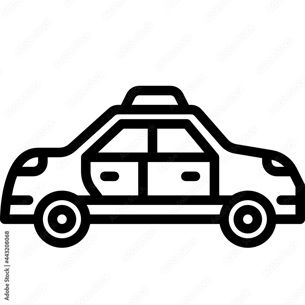 taxi line icon