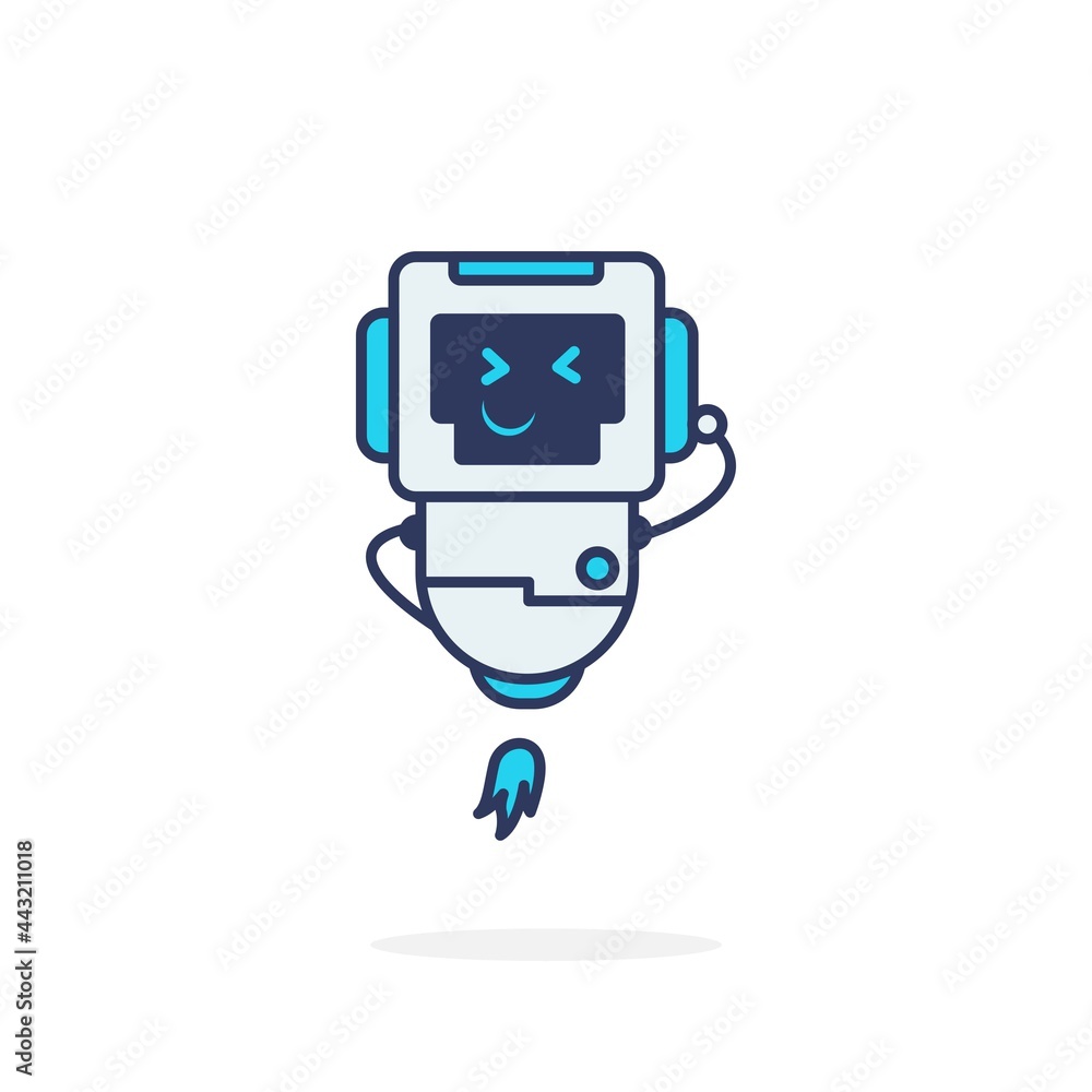 Laugh cute pose happy mascot character smile Laugh cute pose happy mascot character smile