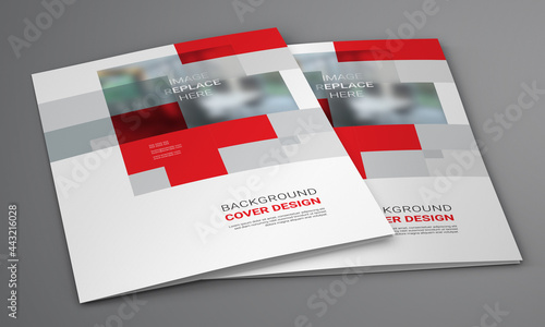 Brochure layout template flyer design vector, Magazine booklet cover abstract background