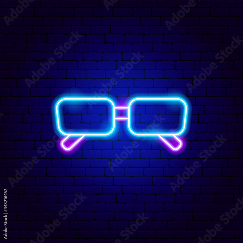 Glasses Neon Sign