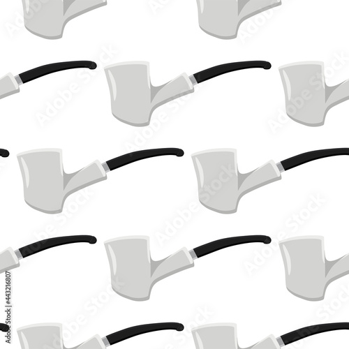 many identical seamless types smoke pipes different size for tobacco