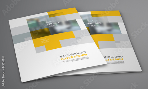 Brochure layout template flyer design vector, Magazine booklet cover abstract background