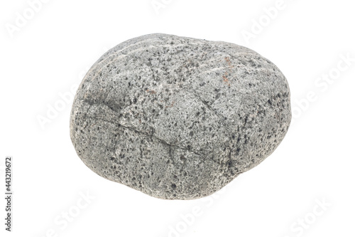 gray stone on a white isolated background © Krzysztof Bubel