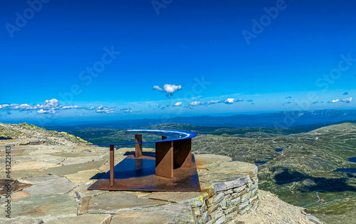 on the top of the gaustadtoppen photo