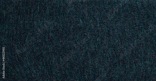 Dark green fabric texture background