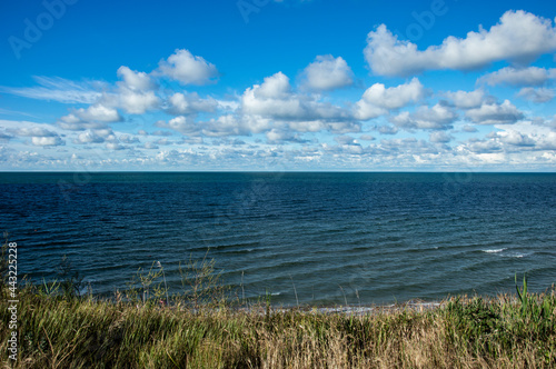 Beautiful and calm summer seascape.