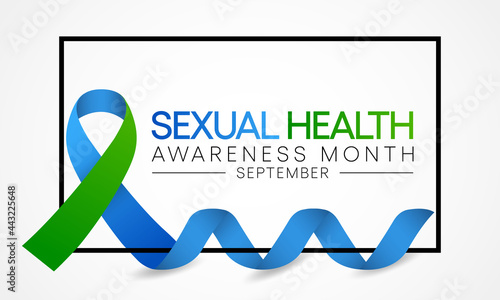 Sexual Health awareness month is observed every year in September,  it is important for our overall health and wellbeing. It includes the right to healthy relationships, Vector illustration.
