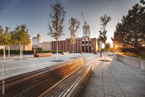 Obraz na płótnie Katowice w salonie