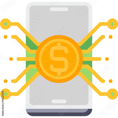 smartphone flat icon