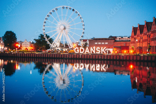 Night old Gdansk