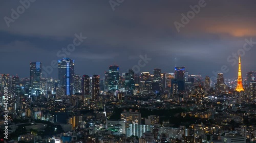 Wallpaper Mural 東京風景・タイムラプス Torontodigital.ca