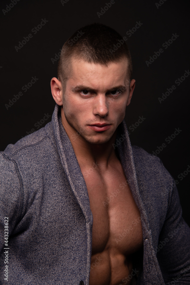 Portrait of bodybuilder Portrait of bodybuilder