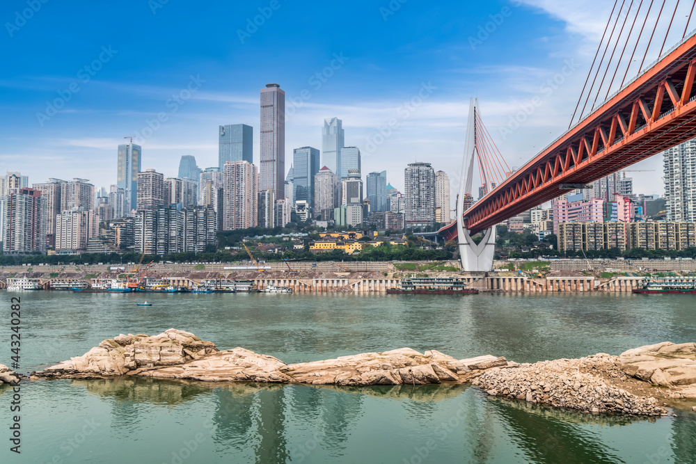 Fototapeta premium Chongqing City Architecture Landscape Skyline