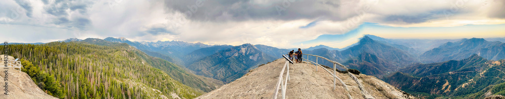 On top of the Moro Rock-Sequoia National Park, CA USA