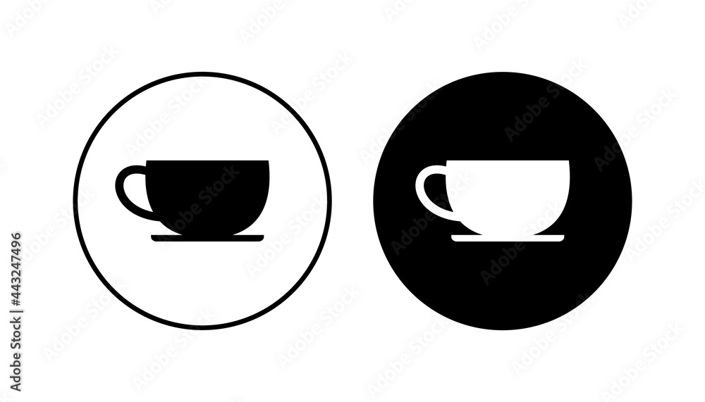 Obraz premium Coffee cup icon set. cup a coffee icon vector.