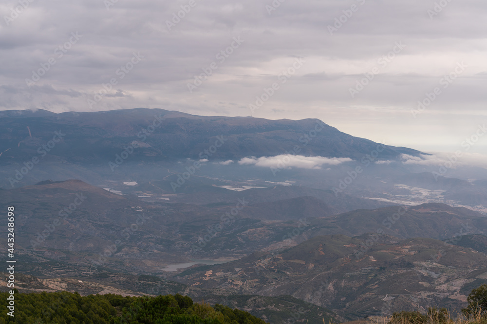 mountainous landscape in southern Spain mountainous landscape in southern Spain