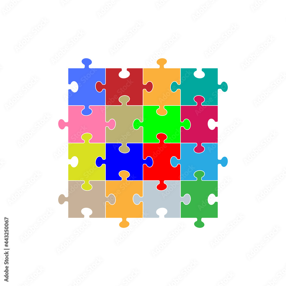 Puzzles warm up your head on a white background. Puzzles warm up your head on a white background.