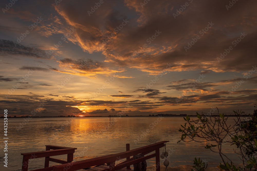 Sunset at Sea Beautiflul evening landscape Sunset at Sea Beautiflul evening landscape