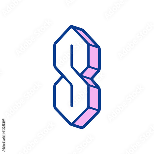 3d Cool S Super S doodle