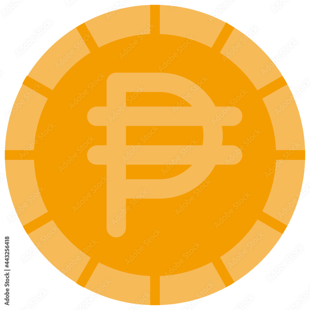 Obraz premium peso flat icon