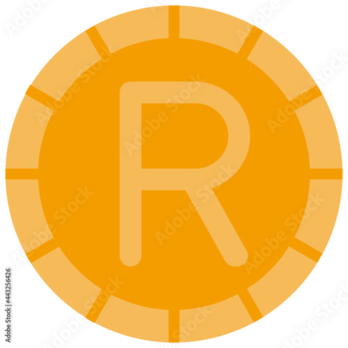 rand flat icon