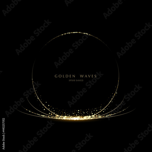 glitter background, luxury gold stardust light