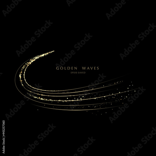 glitter background, luxury gold stardust light