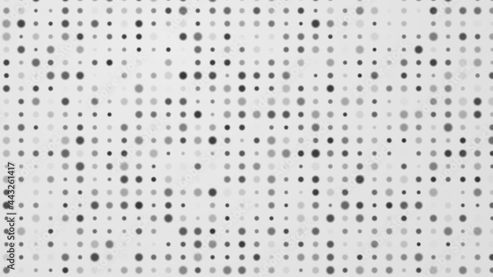 Dot white black pattern gradient texture background. Abstract technology big data digital concept. 3d rendering. Dot white black pattern gradient texture background. Abstract technology big data digital concept. 3d rendering.