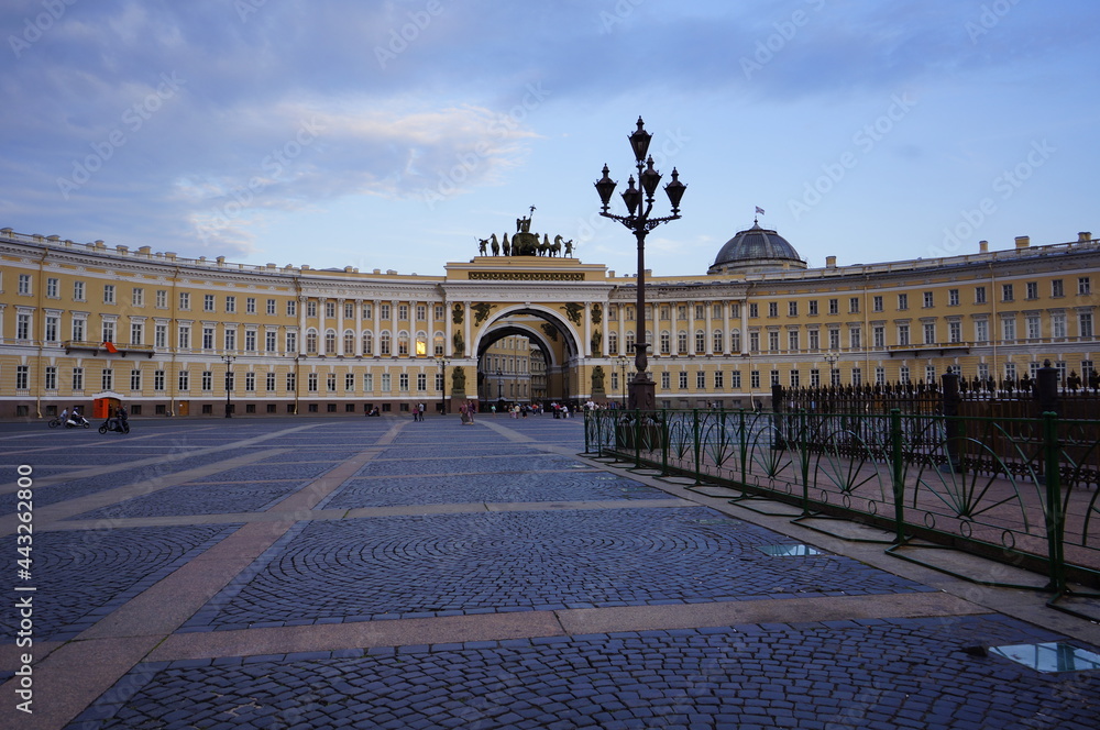 Classical architecture of St. Petersburg.