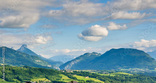 Groisy, village de Haute-Savoie dans les Alpes françaises