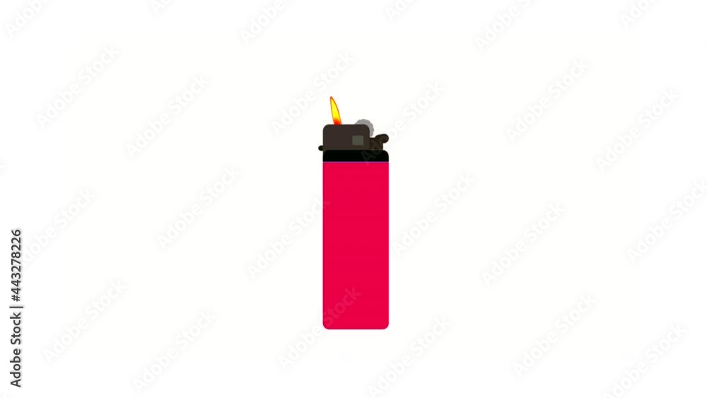Cartoon animated cigarette lighter Cartoon animated cigarette lighter