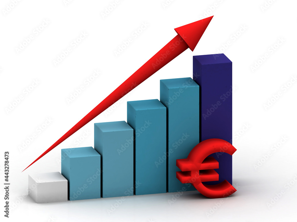 3d rendering Stock market online business concept. business Graph 3d rendering Stock market online business concept. business Graph