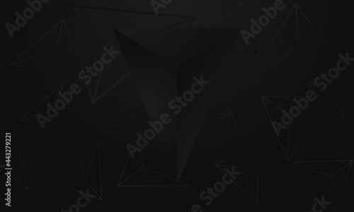 Triangle Vector 3D Dark Style